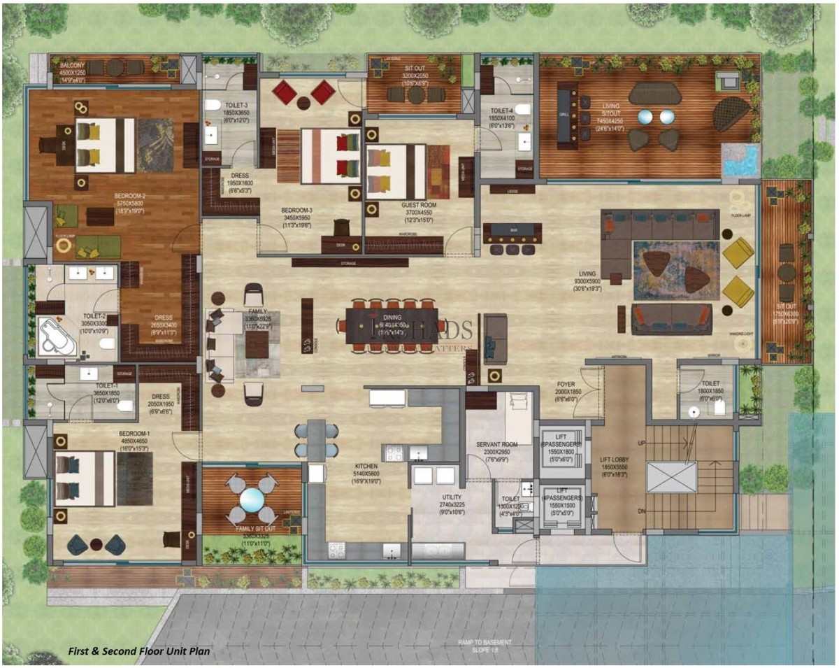 228 by TPL - First & Second Floor Plan